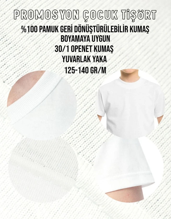 29 Ekim Baskılı Promosyon Çocuk Tişört - istepromosyon.com