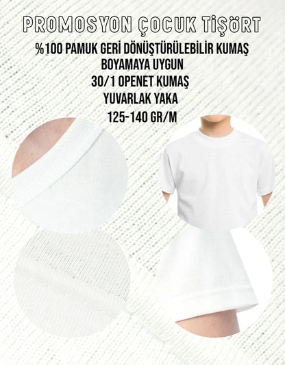 29 Ekim Baskılı Promosyon Çocuk Tişört - istepromosyon.com