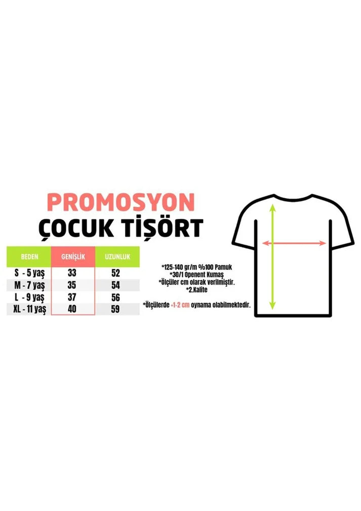 29 Ekim Baskılı Promosyon Çocuk Tişört - istepromosyon.com