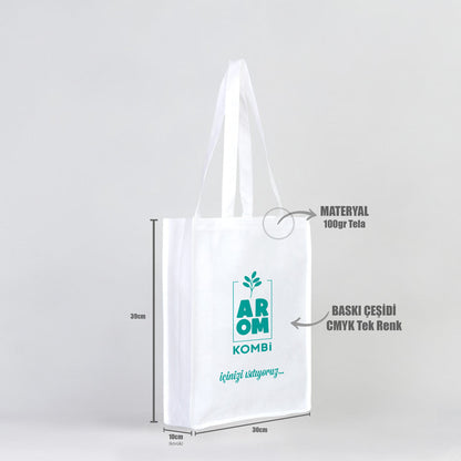 Tela Çanta - Tek Renk