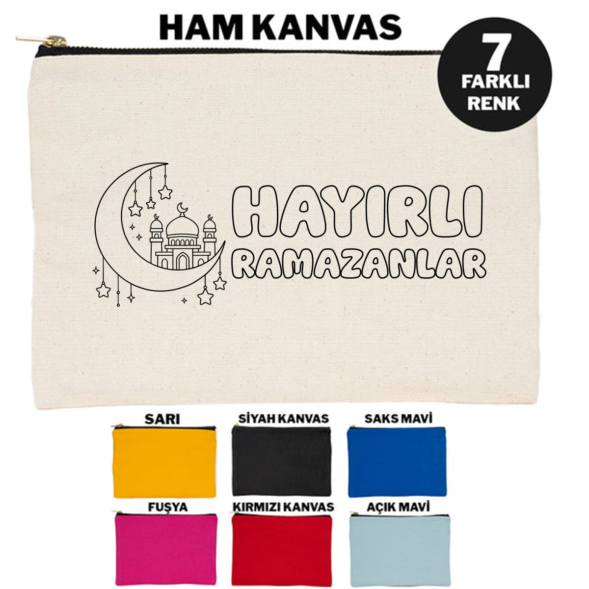 Boyanabilir 25x18 cm Ham Renk Prime Clutch Metal Fermuar Çanta - Bayram Hediyelik