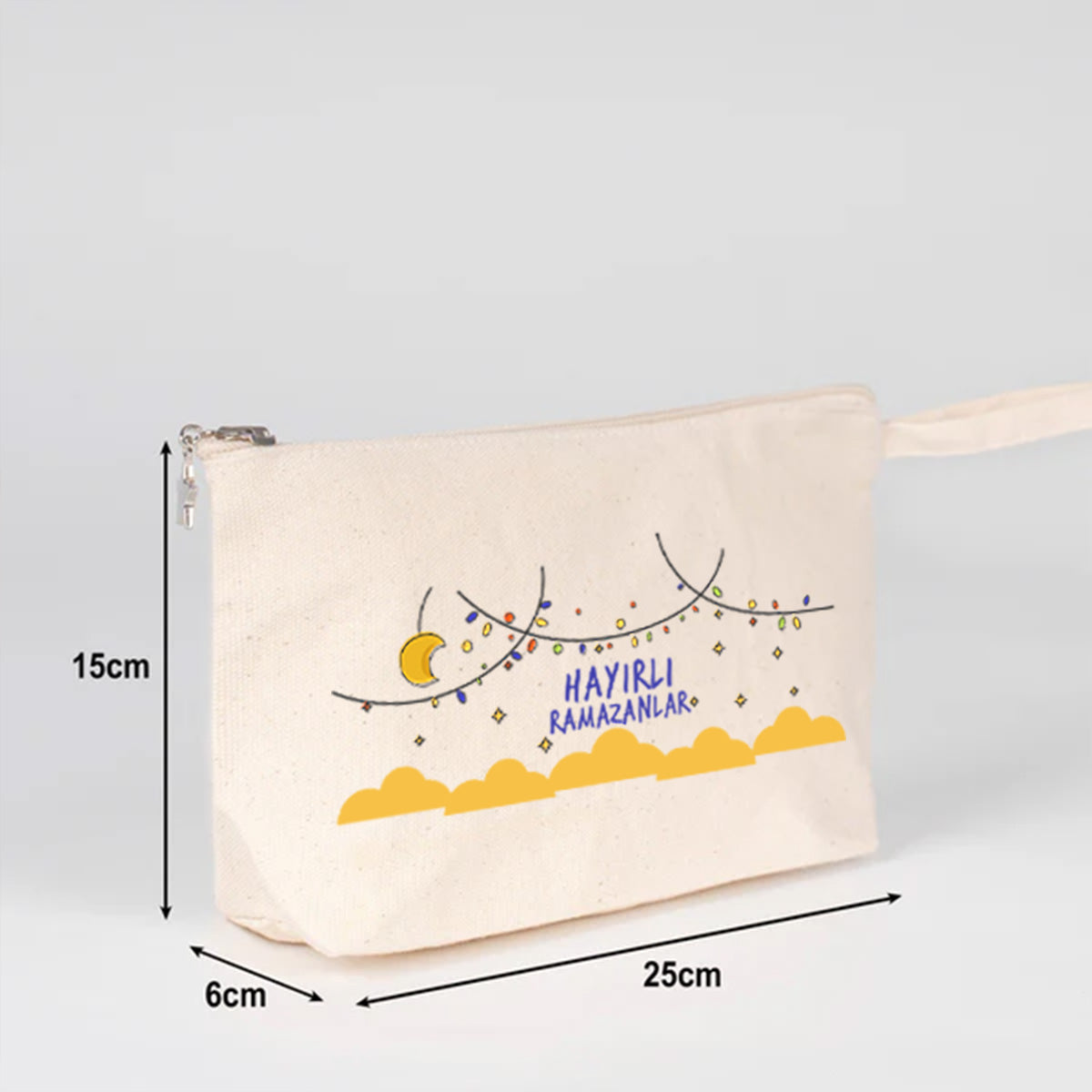 25x15x6 cm Kanvas Kalemlik Körüklü - Bayram Hediyesi