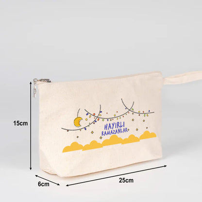25x15x6 cm Kanvas Kalemlik Körüklü - Bayram Hediyesi