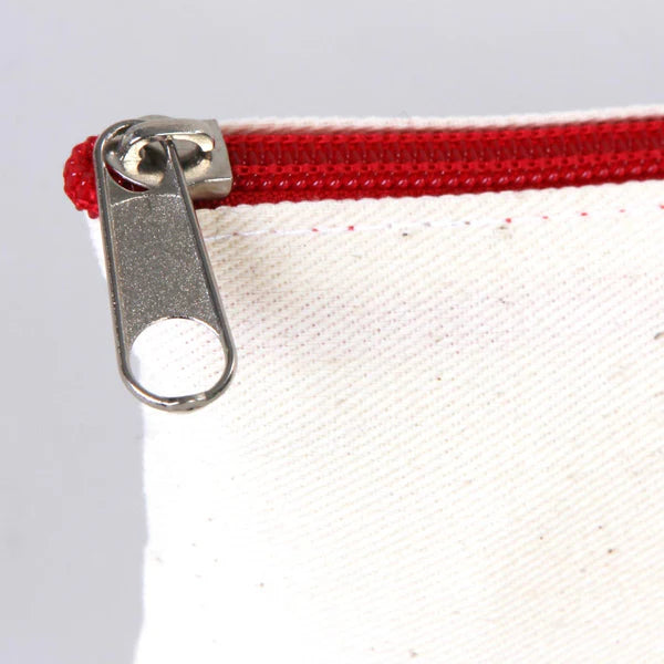 Boyanabilir 21x10 cm Kırmızı Fermuarlı Kalemlik Çanta - Bayram Çantası