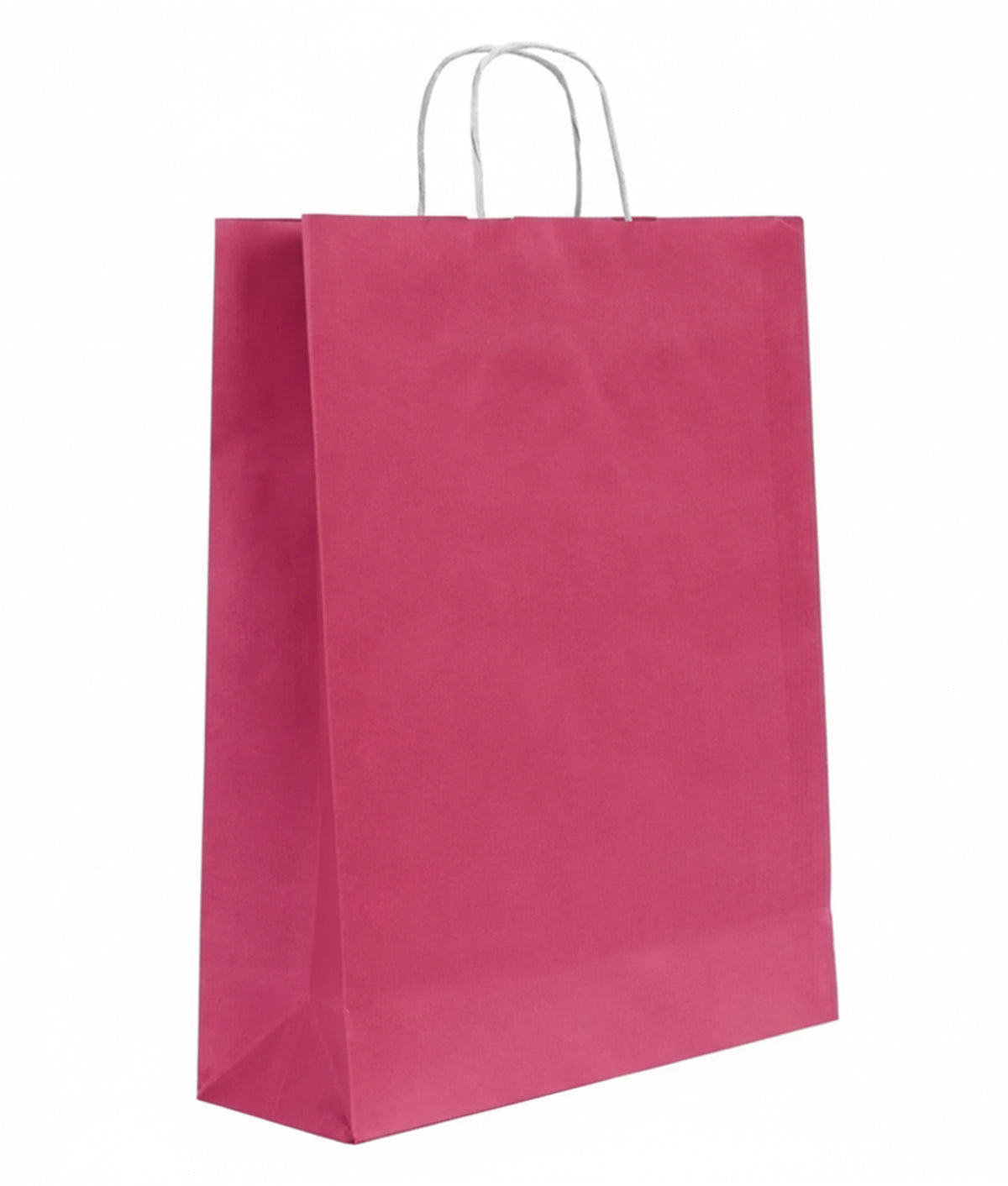 Burgu Saplı Renkli Kraft Kağıt Çanta Min 1000 Adet(Özelleştirilebilir)