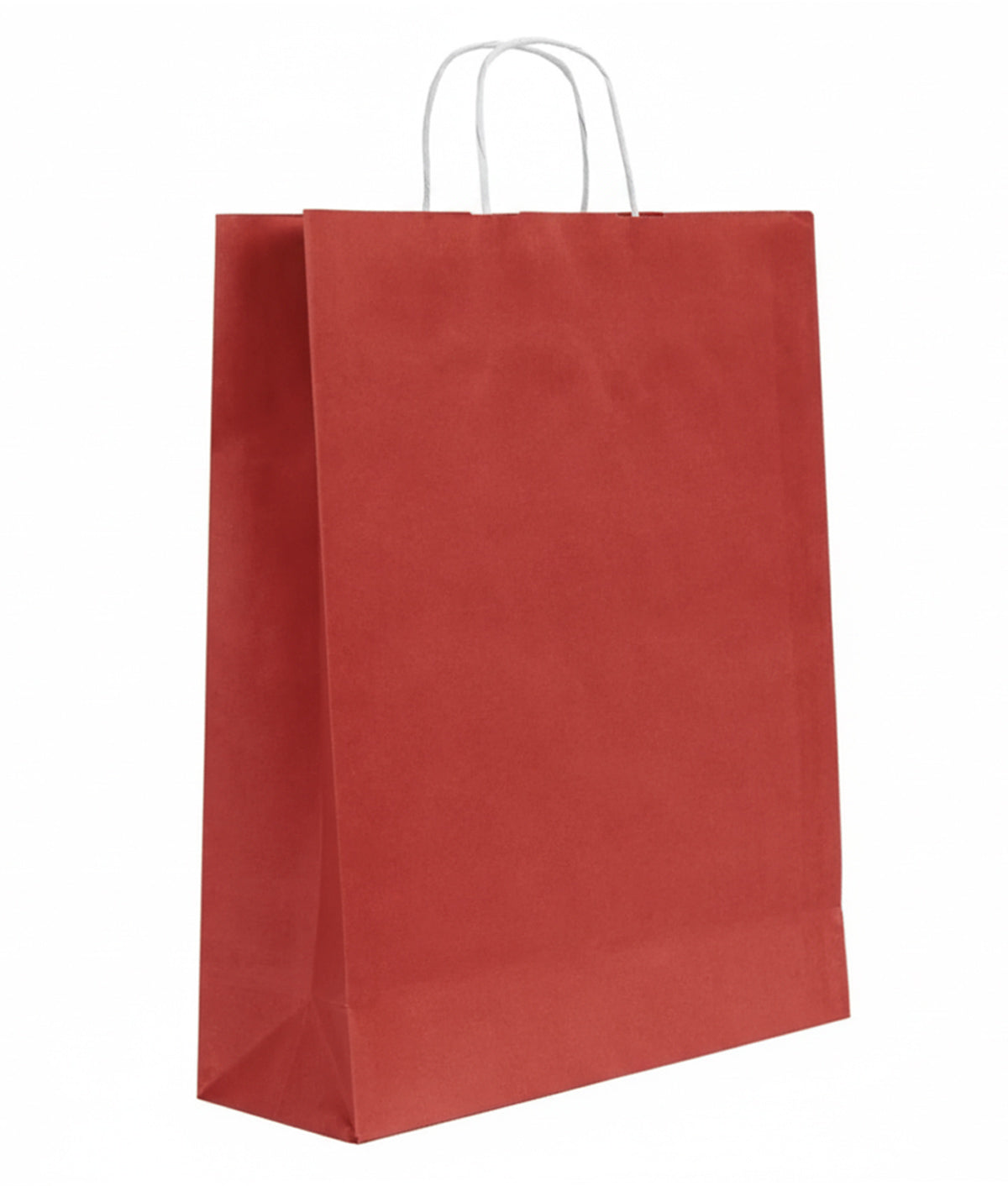 Burgu Saplı Renkli Kraft Kağıt Çanta Min 1000 Adet(Özelleştirilebilir)