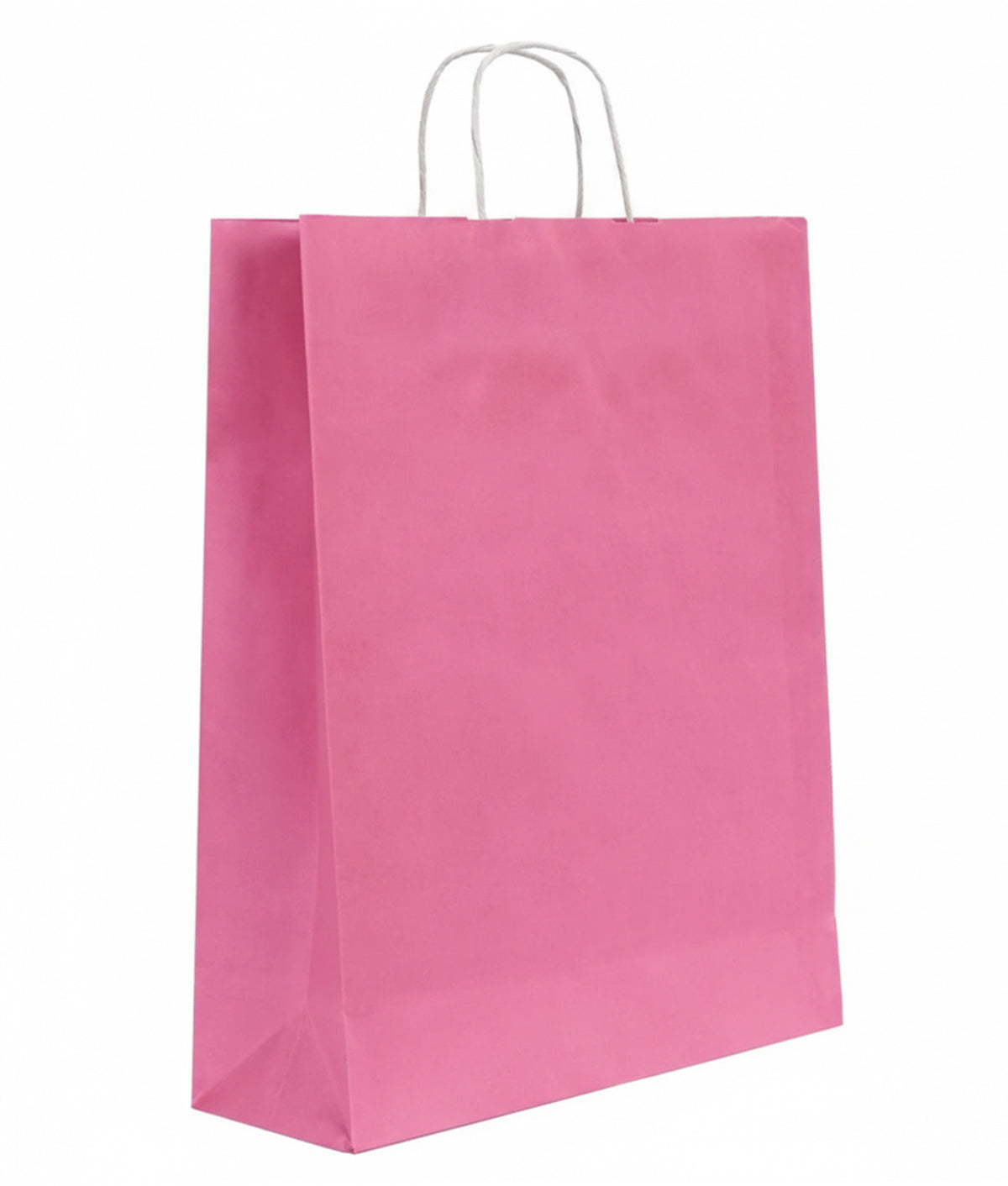 Burgu Saplı Renkli Kraft Kağıt Çanta Min 1000 Adet(Özelleştirilebilir)