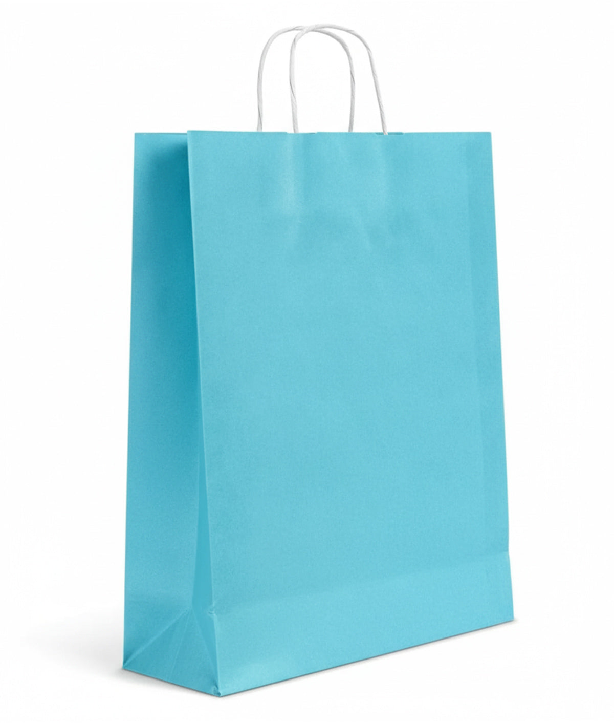 Burgu Saplı Renkli Kraft Kağıt Çanta Min 1000 Adet(Özelleştirilebilir)