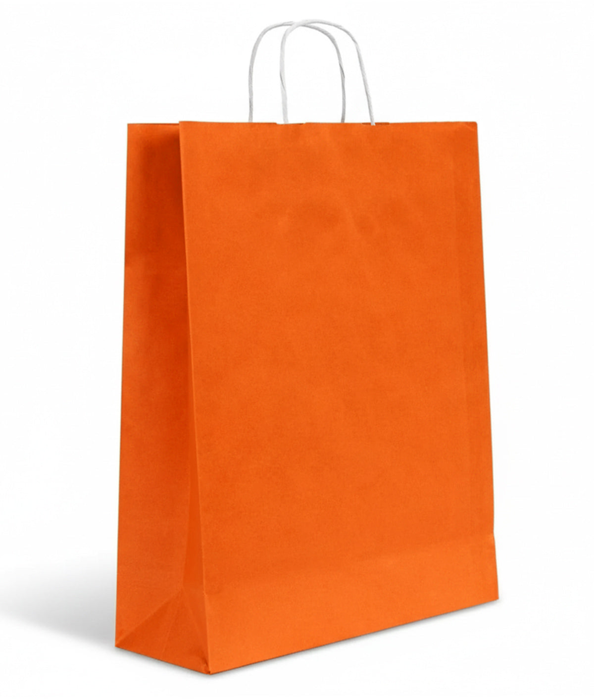 Burgu Saplı Renkli Kraft Kağıt Çanta Min 1000 Adet