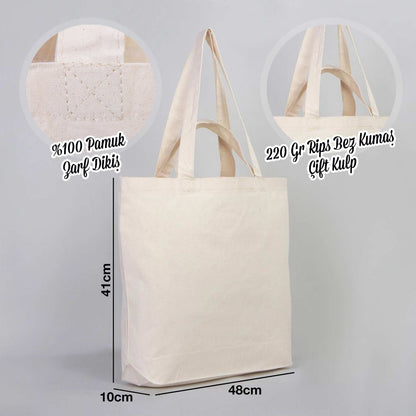 Rips Alışveriş - Market Çantası  Çift Kulplu - 48x41x10 cm