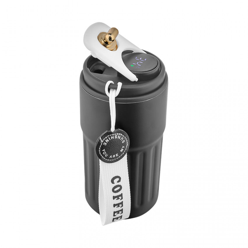 Kilit Mekanizmalı Paslanmaz Çelik Kahve Termosu 5351 – 440 ml