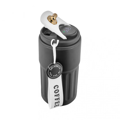 Kilit Mekanizmalı Paslanmaz Çelik Kahve Termosu 5351 – 440 ml