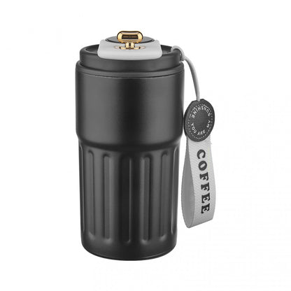 Kilit Mekanizmalı Paslanmaz Çelik Kahve Termosu 5351 – 440 ml