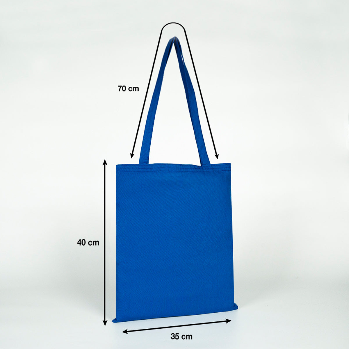 Ham Bez Çanta Saks Mavi 35x40 cm