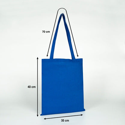 Ham Bez Çanta Saks Mavi 35x40 cm