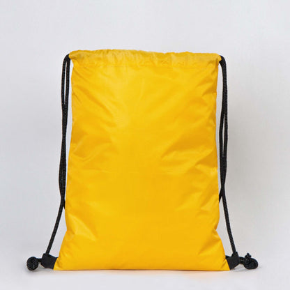Sarı İmperteks Büzgülü Sırt Çantası - 32x45 cm