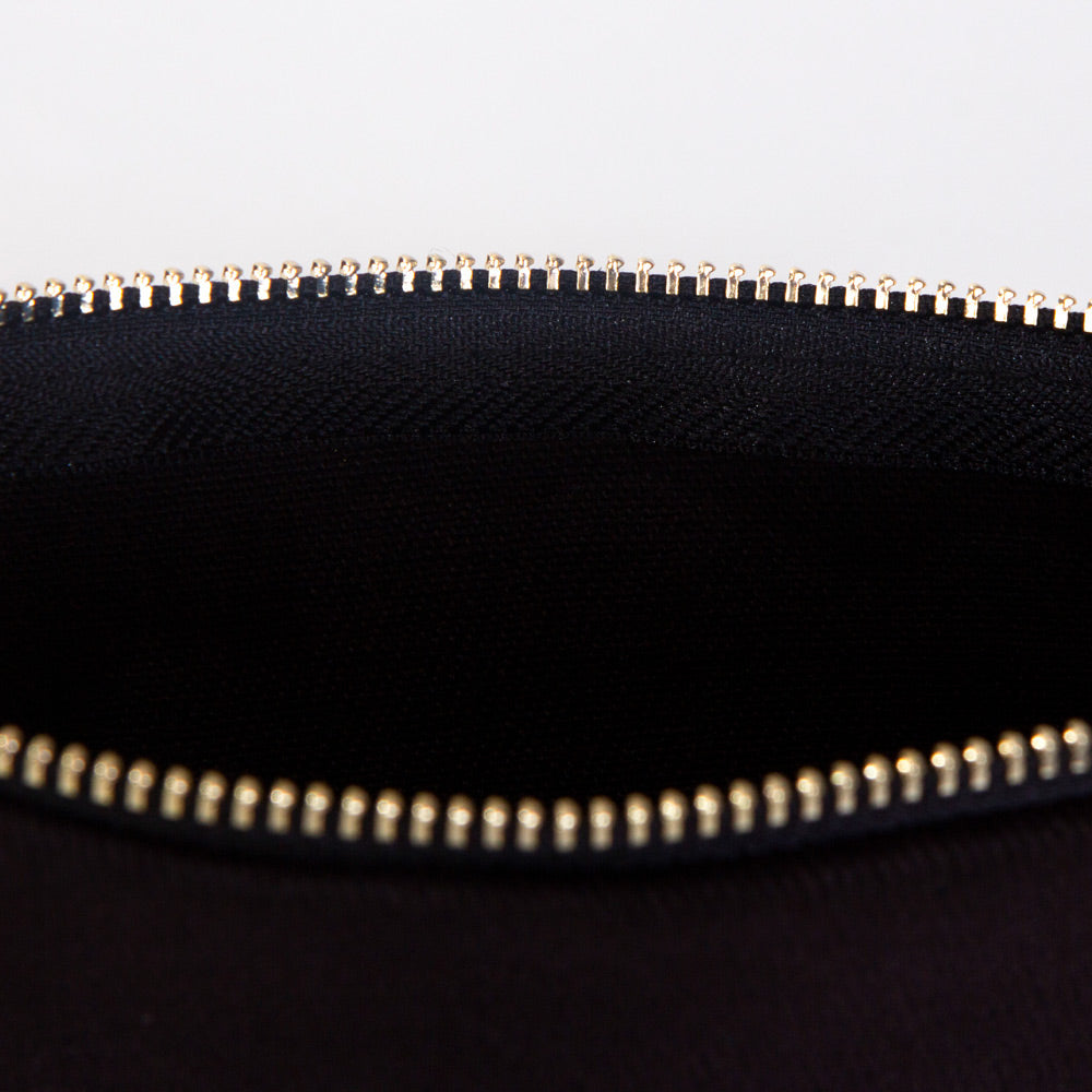 Star Clutch 21x15 Siyah - Metal Fermuar (Özelleştirilebilir) - istepromosyon.com