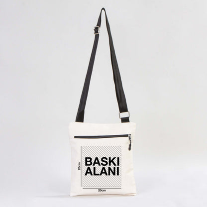 Teravih Çantam Baskılı Kanvas Fermuarlı Heybe Çanta (Özelleştirilebilir)