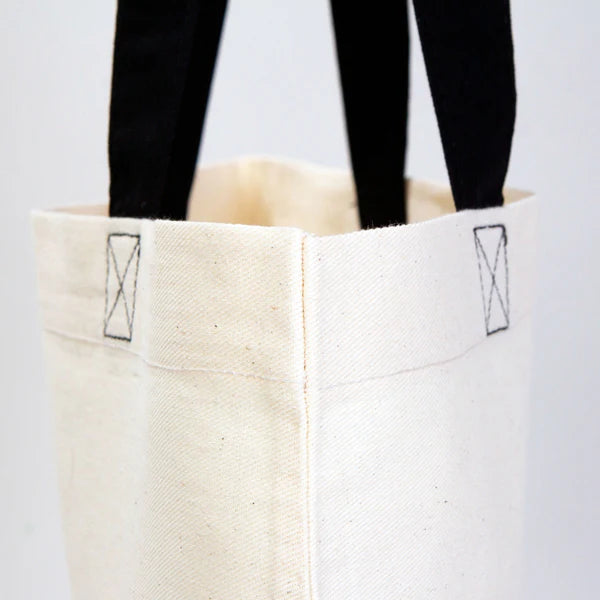 40x35 cm Siyah Gabardin Bez Çanta - Bayram Çantası