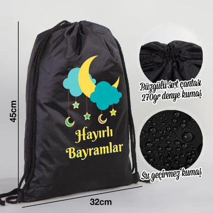 32x45 cm Siyah İmperteks Sırt Çantası - Bayram Çantam