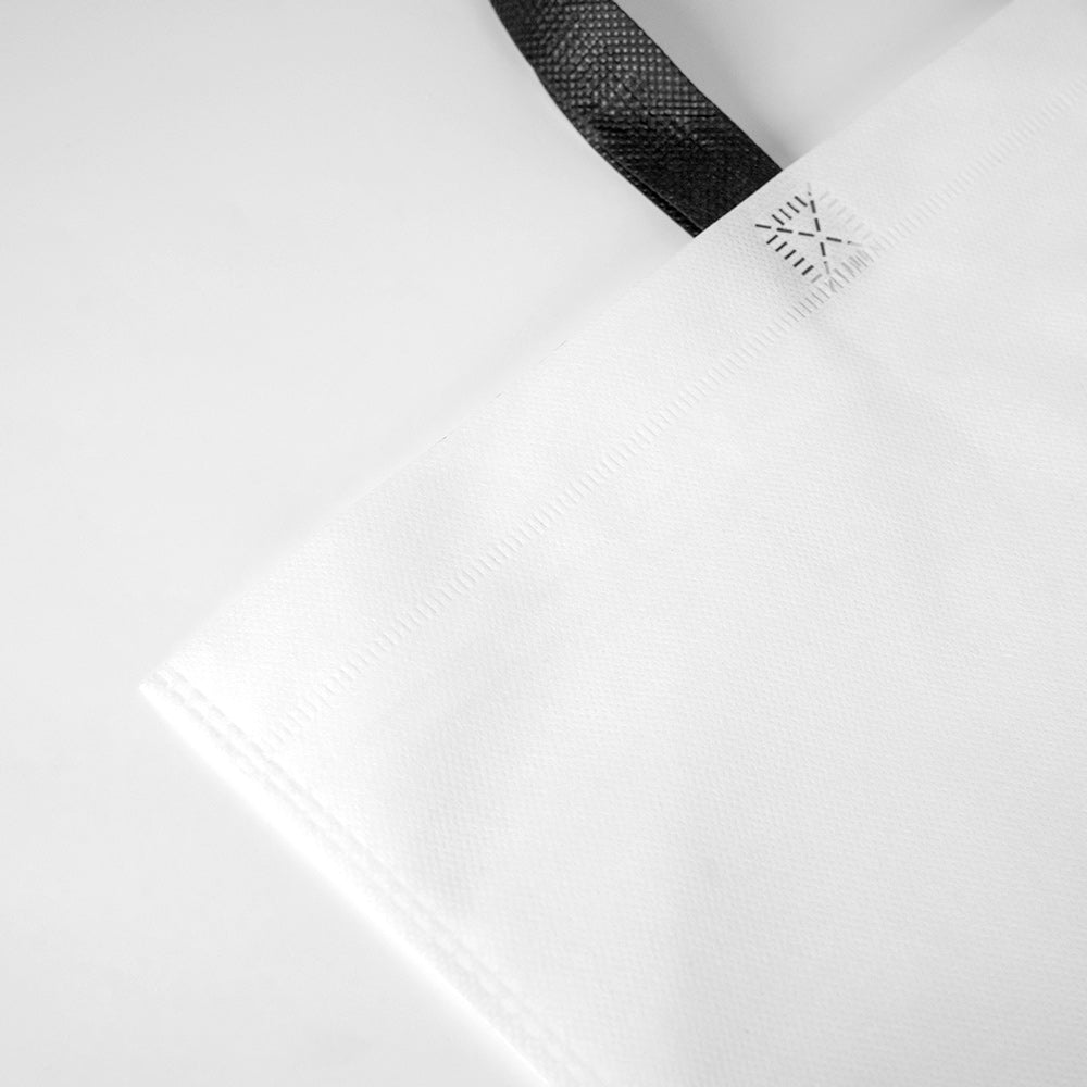 Ultrasonik Tela Çanta - Siyah Kulplu - 45x36x10cm - 1000 Adet Tek Renk Baskı (Özelleştirilebilir)