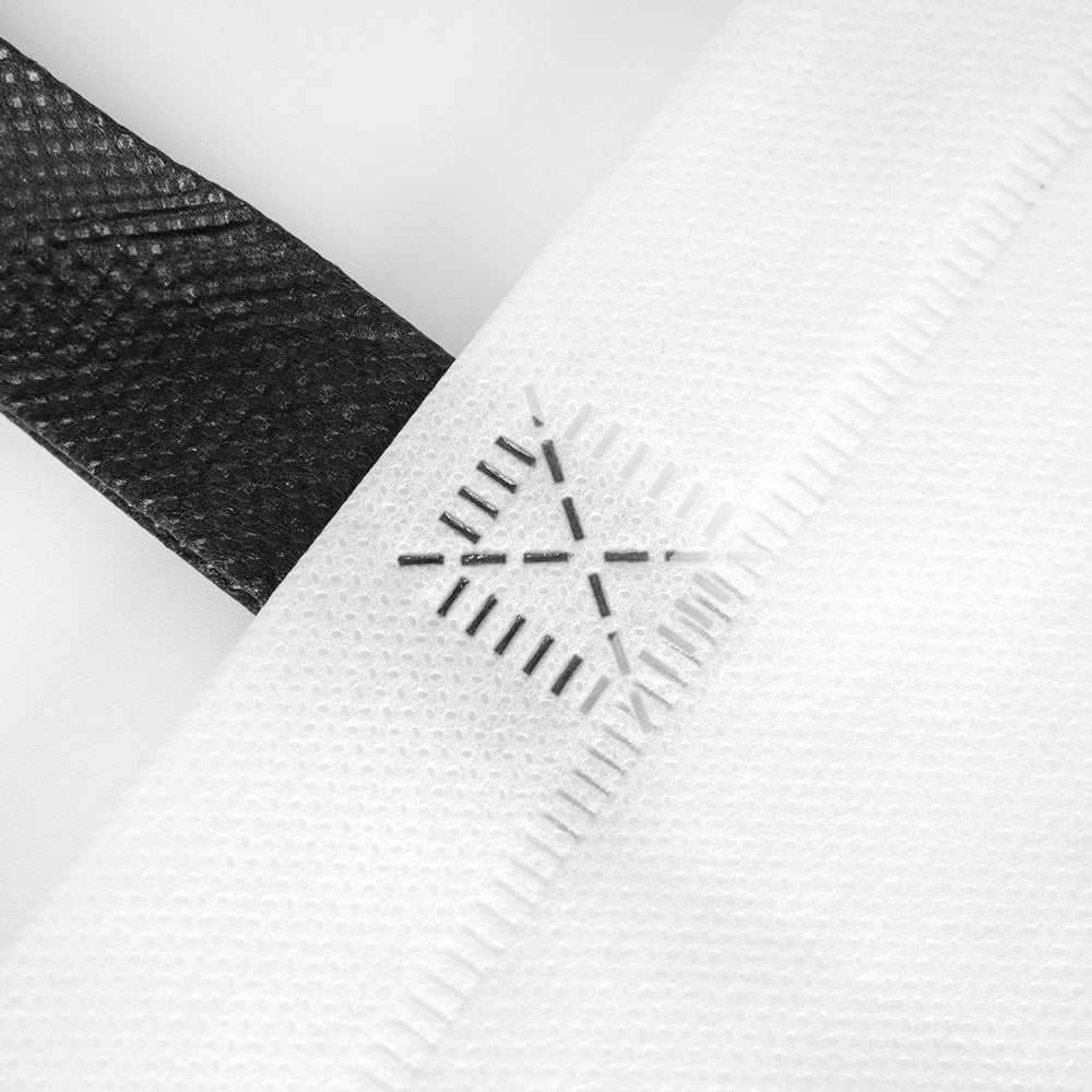 Ultrasonik Tela Çanta - Siyah Kulplu - 45x36x10cm - 1000 Adet Tek Renk Baskı (Özelleştirilebilir)