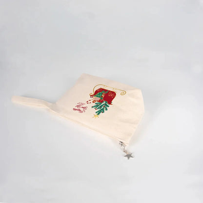Yılbaşı Özel Kanvas Kalemlik/Clutch - Körüklü 22x12x5 cm (Özelleştirilebilir) - görsel 7