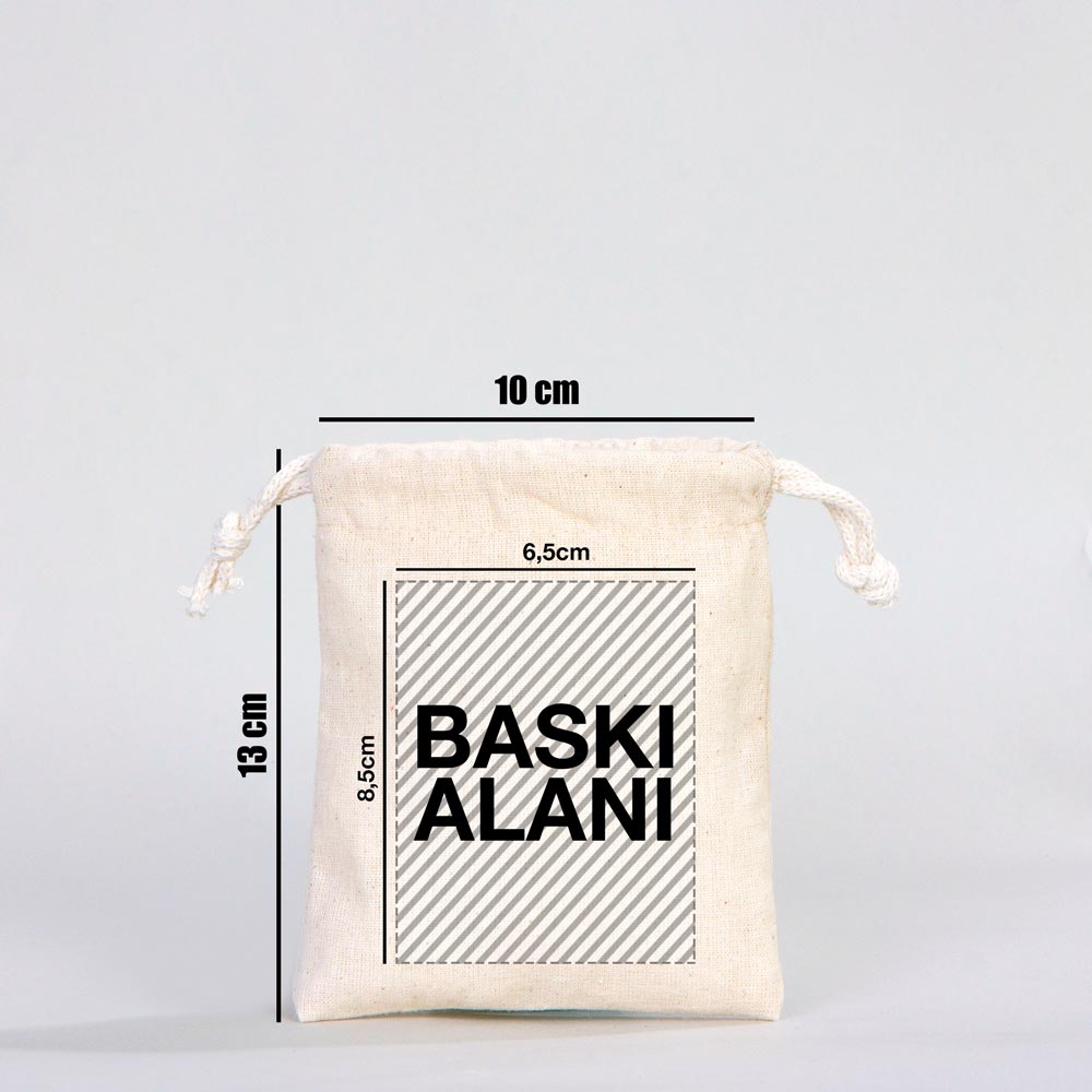Bez Kese 10 x 13 cm (Özelleştirebilir) - 324 - istepromosyon.com