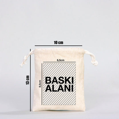 Bez Kese 10 x 13 cm (Özelleştirebilir) - 324 - istepromosyon.com