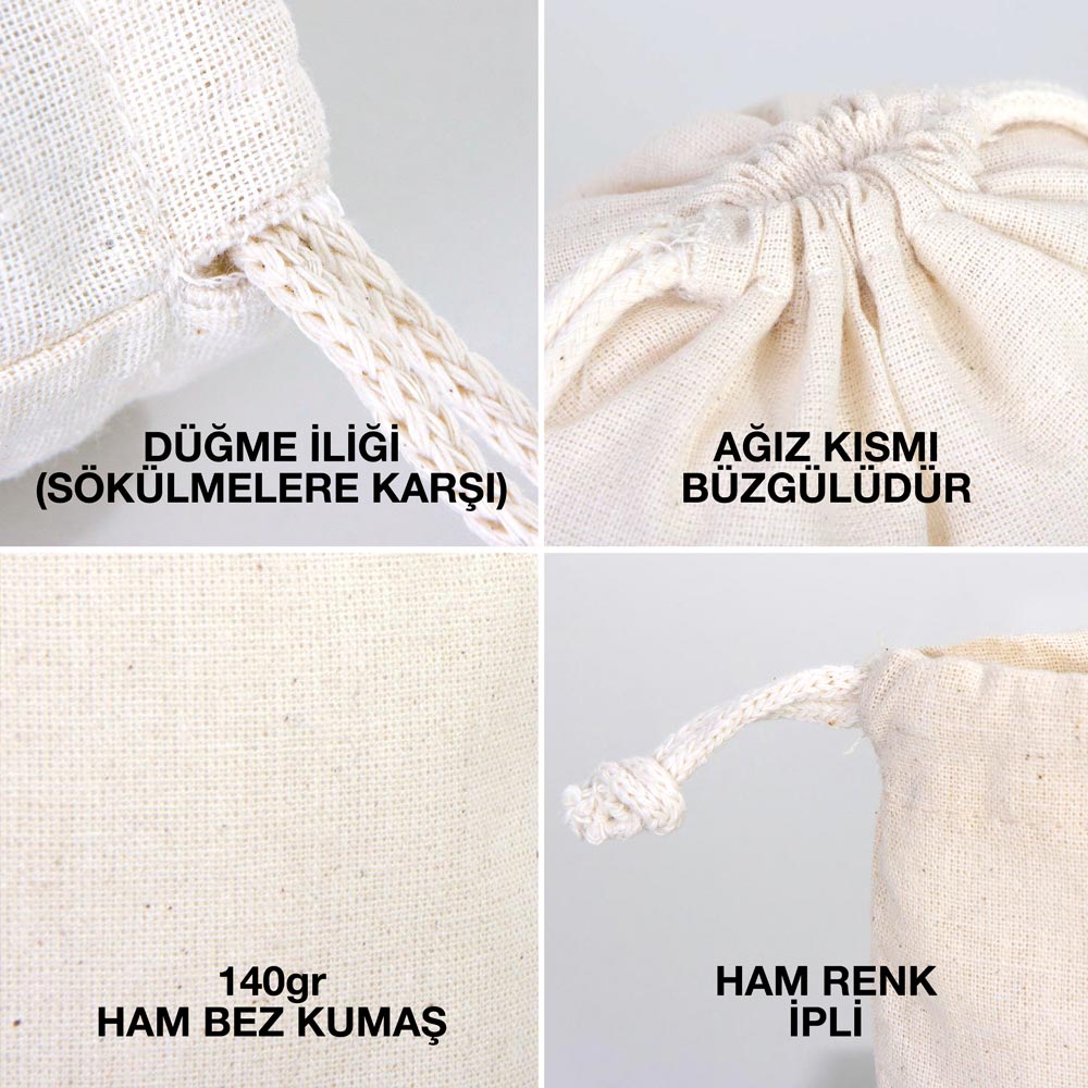 Bez Kese 10 x 13 cm (Özelleştirebilir) - 324 - istepromosyon.com