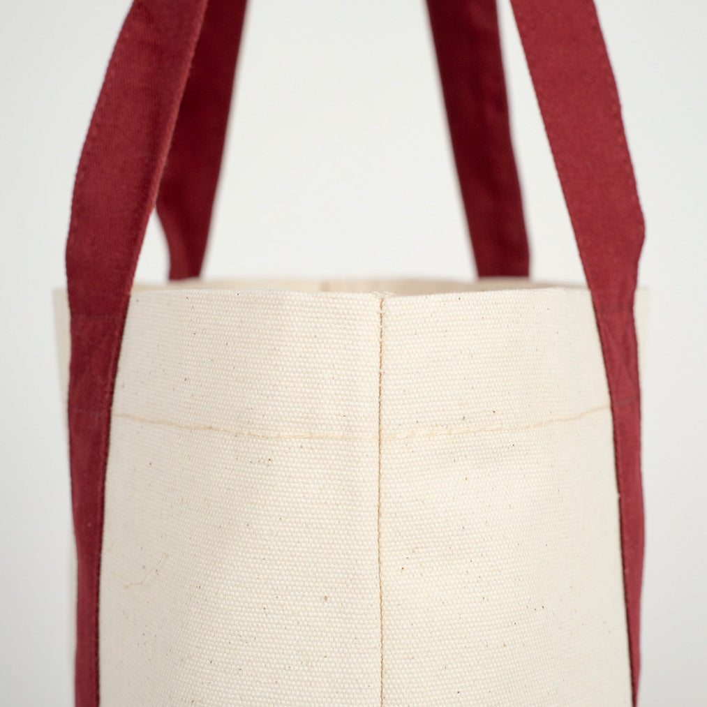 Yılbaşı Özel Bordo Kulplu Trend Kanvas Çanta 40x35x12 cm – Özelleştirilebilir - görsel 14