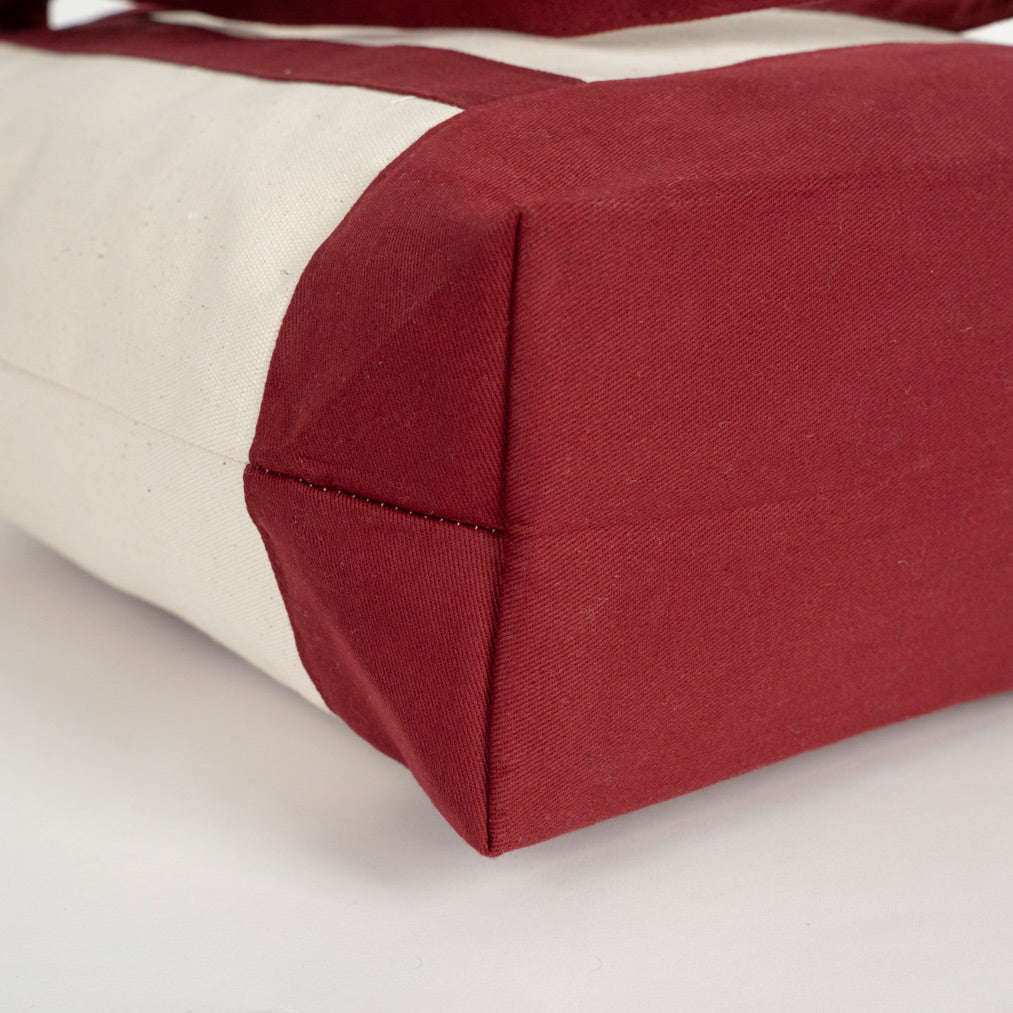 Yılbaşı Özel Bordo Kulplu Trend Kanvas Çanta 40x35x12 cm – Özelleştirilebilir - görsel 15