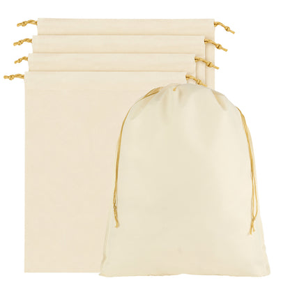 Ultrasonik Krem Tela Kese 35x45 cm – İp Büzgülü Ayakkabı ve Çamaşır Torbası