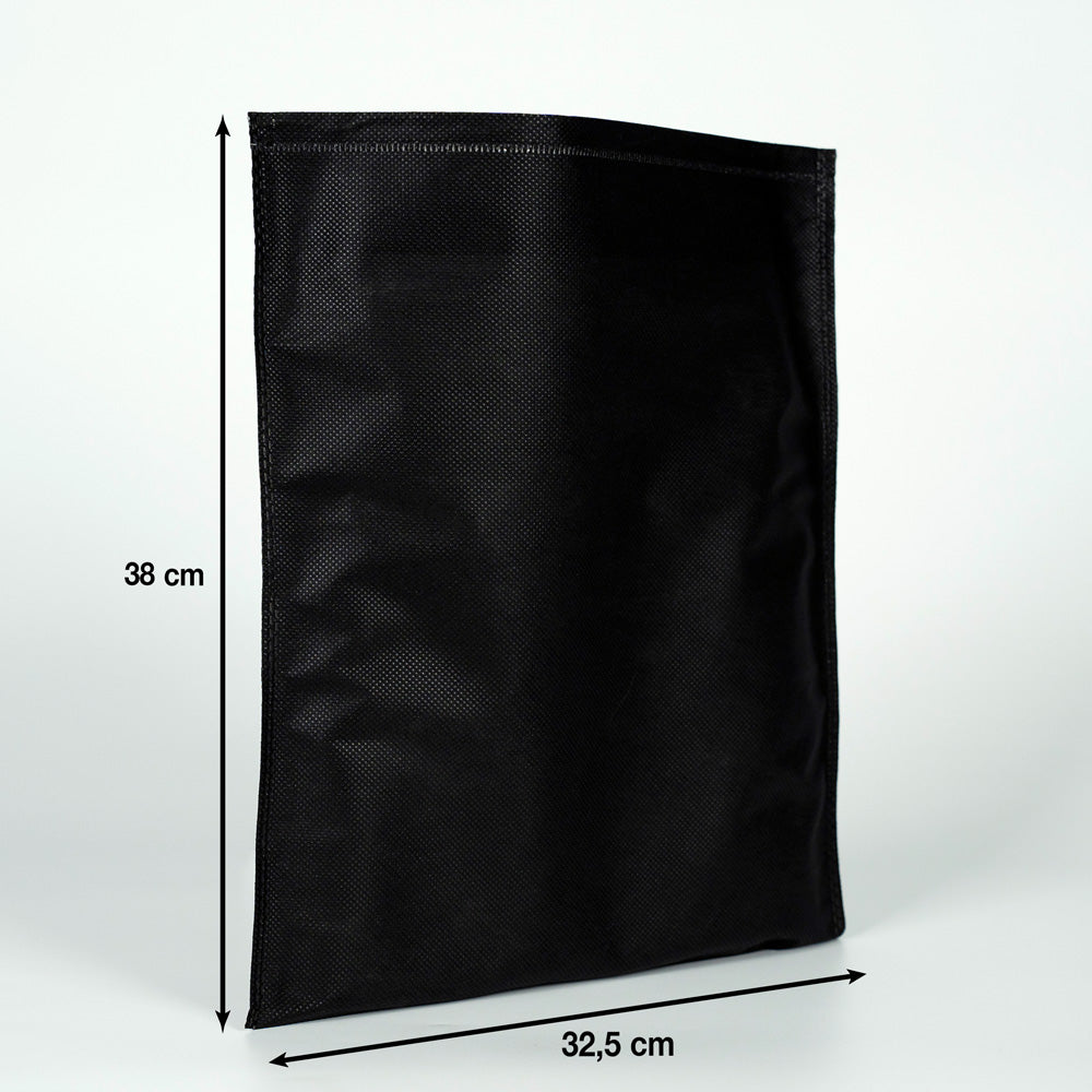 Ultrasonik Tela Kese, Saklama ve Düzenleme Çantası, Çamaşır Düzenleyici - Siyah - 32x38cm