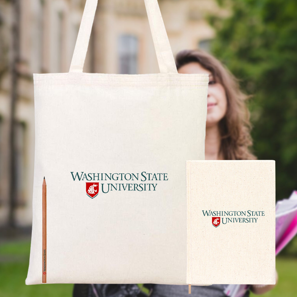 Üniversite Tanıtım Günü Seti - Bez Çanta / Defter / Kalem