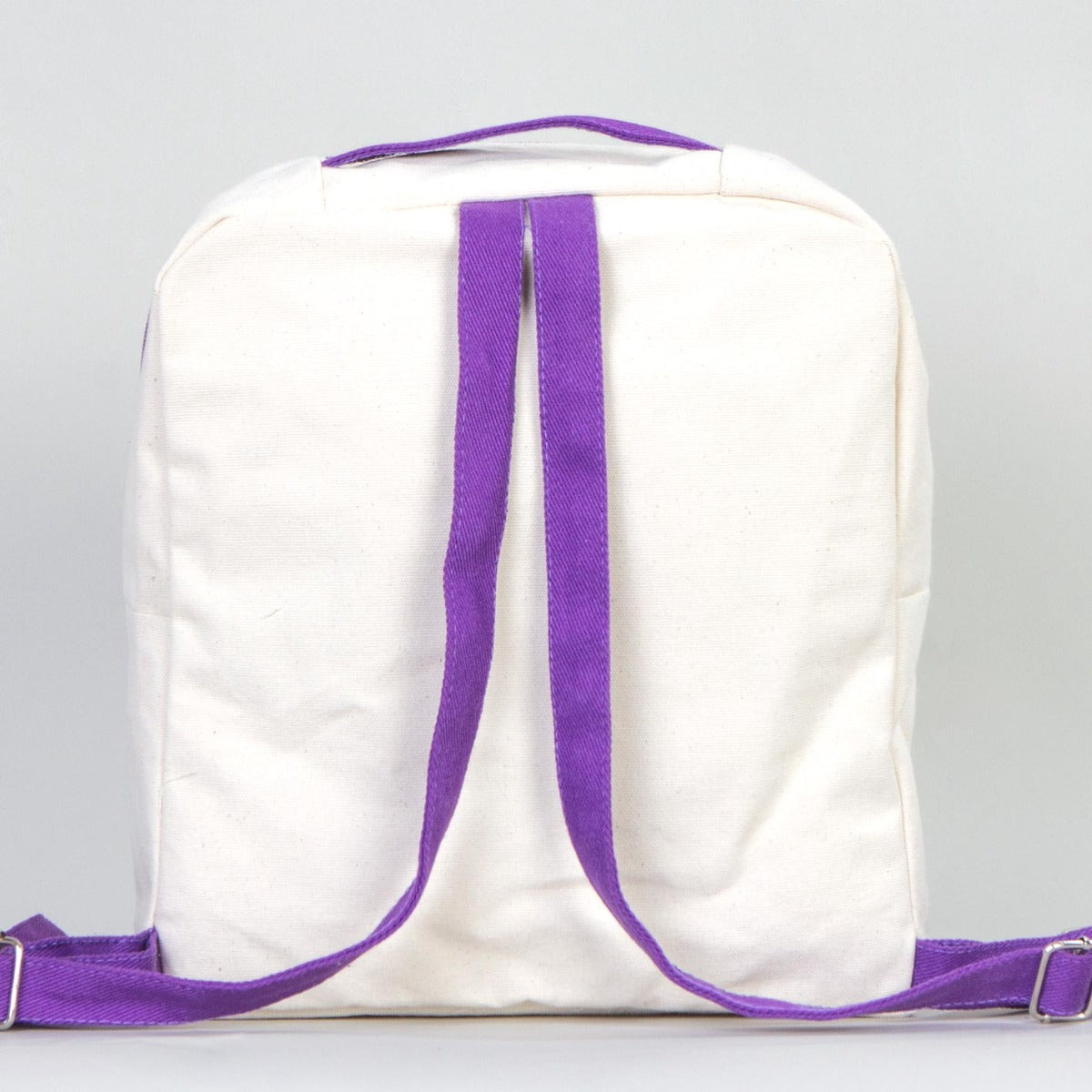 Mor VIP Kanvas Sırt Çantası (Özelleştirilebilir)