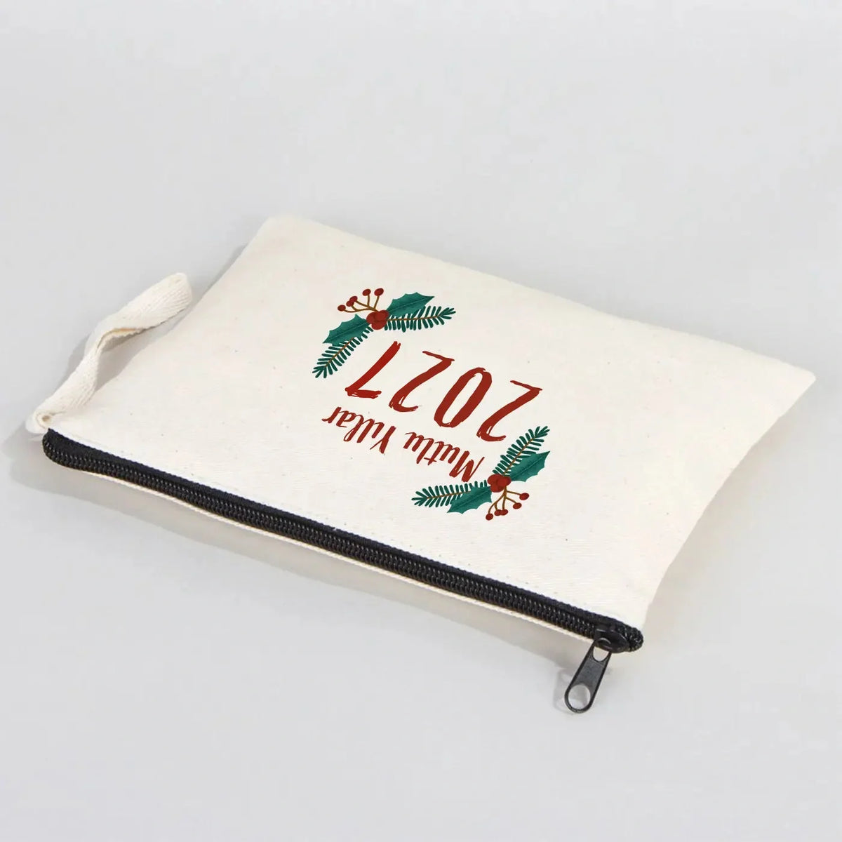 Yılbaşı Baskılı Clutch Astarsız Çanta 21x15 cm (Özelleştirilebilir) - görsel 6