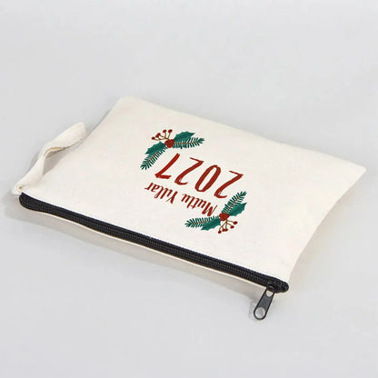Yılbaşı Baskılı Clutch Astarsız Çanta 21x15 cm (Özelleştirilebilir) - görsel 6