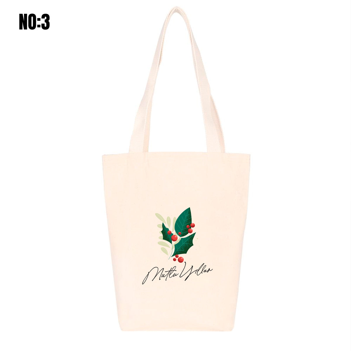 Yeni Yıl Temalı Geniş Hacim Çanta