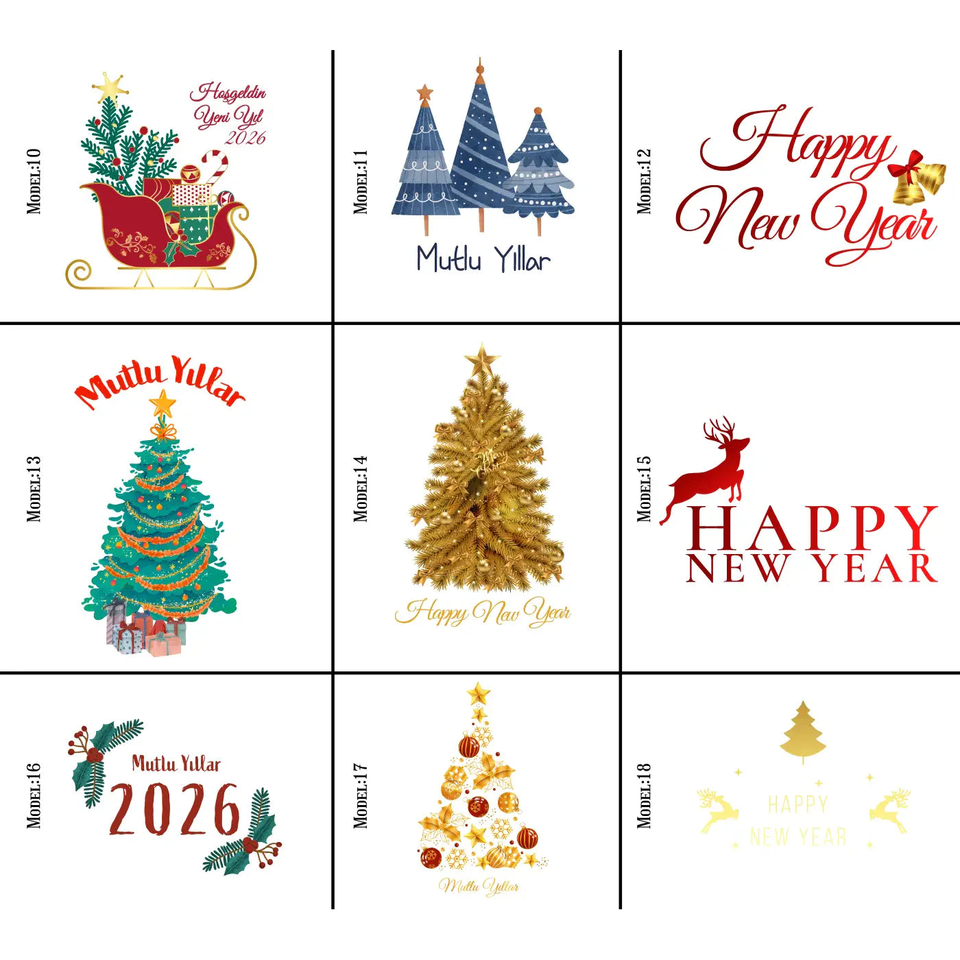 Yılbaşı temalı büzgülü bez çanta 35x40 cm elde taşınan şık hediye çanta
