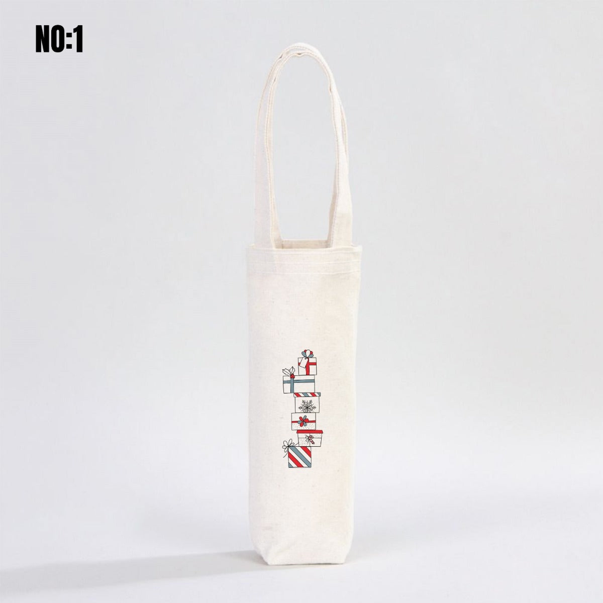 Yılbaşı Şişe Çantası 15x26 cm (Özelleştirilebilir) - istepromosyon.com
