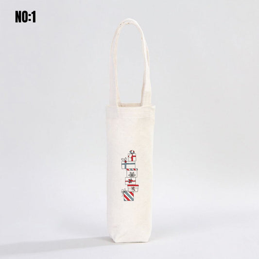 Yılbaşı Şişe Çantası 15x26 cm (Özelleştirilebilir) - istepromosyon.com