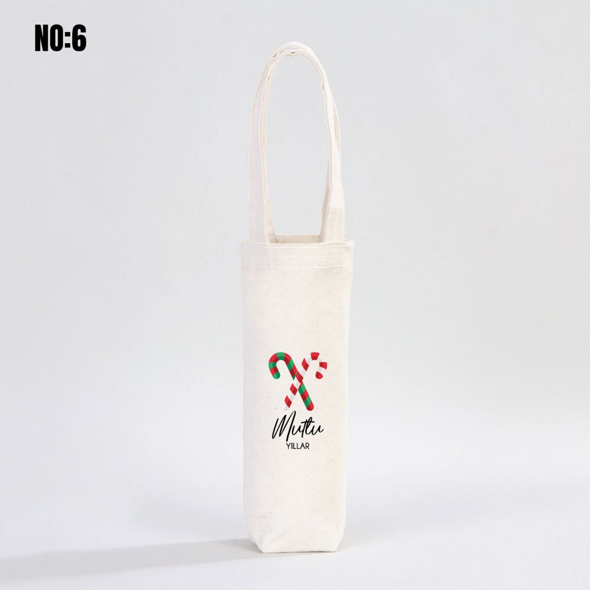 Yılbaşı Şişe Çantası 15x26 cm (Özelleştirilebilir) - istepromosyon.com
