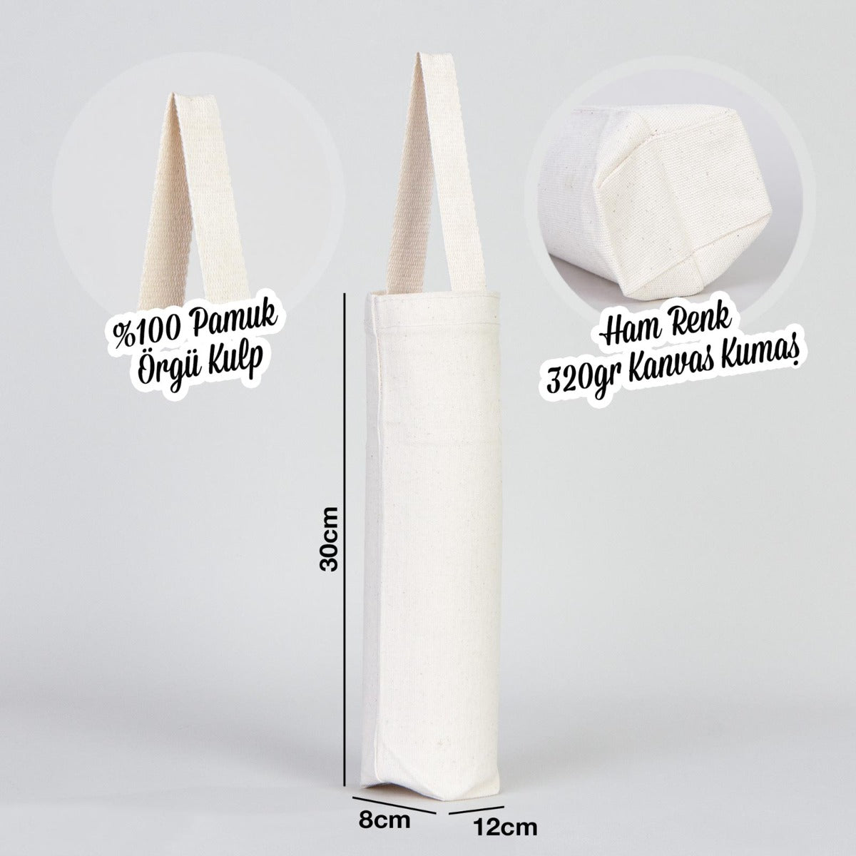 Promosyon Zeytinyağ Şisesi Çantası - 12x30x8 cm