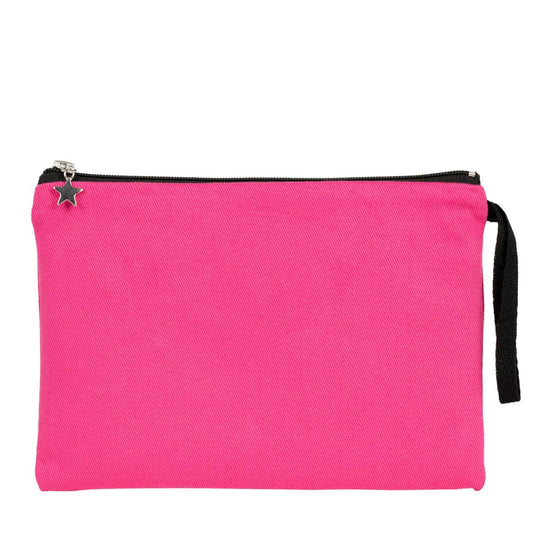 Clutch Çanta Fuşya (25x18 cm) Astarlı