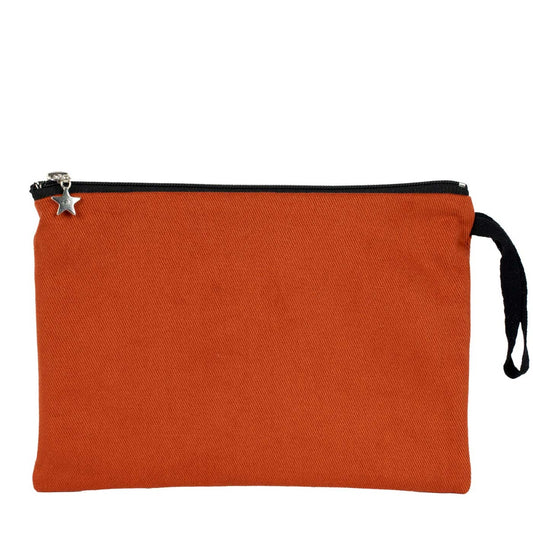 Clutch Çanta Kiremit (25x18 cm) Astarlı