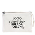 Clutch Kanvas Çanta (25x18 cm) Astarlı (Özelleştirilebilir)