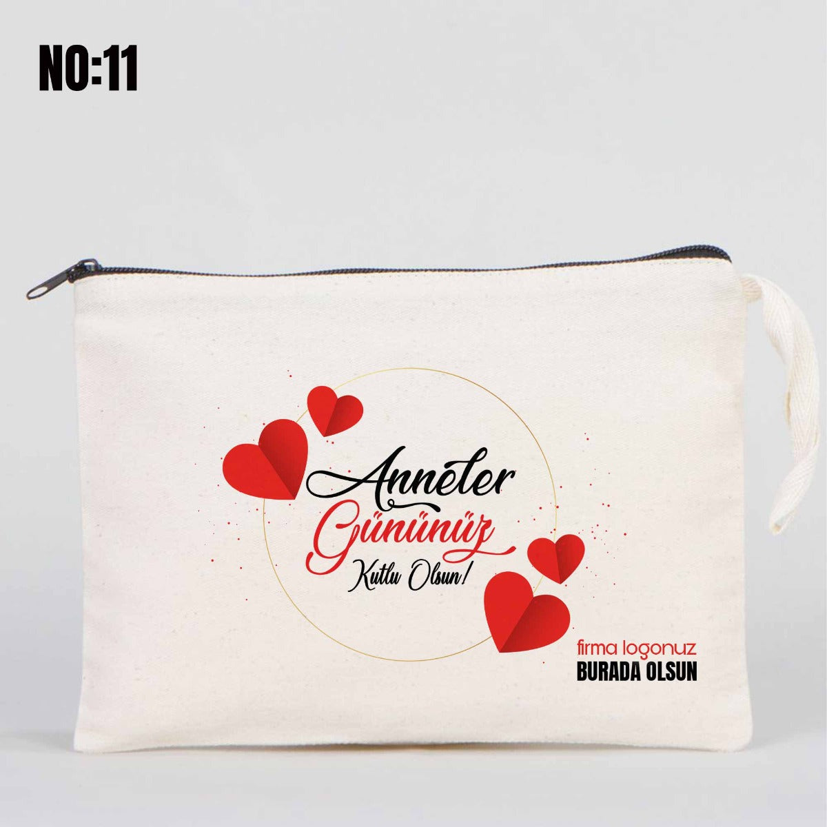 Anneler Günü Clutch Astarsız Çanta 25x18 cm