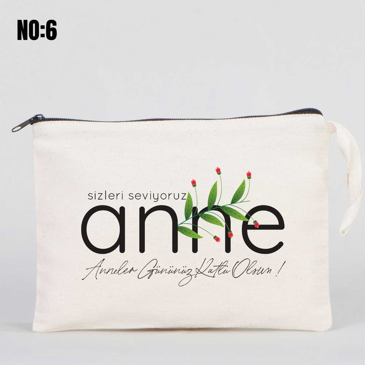 Anneler Günü Clutch Astarsız Çanta 25x18 cm