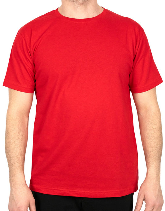 Basic T-shirt Kırmızı Renk 1.Kalite